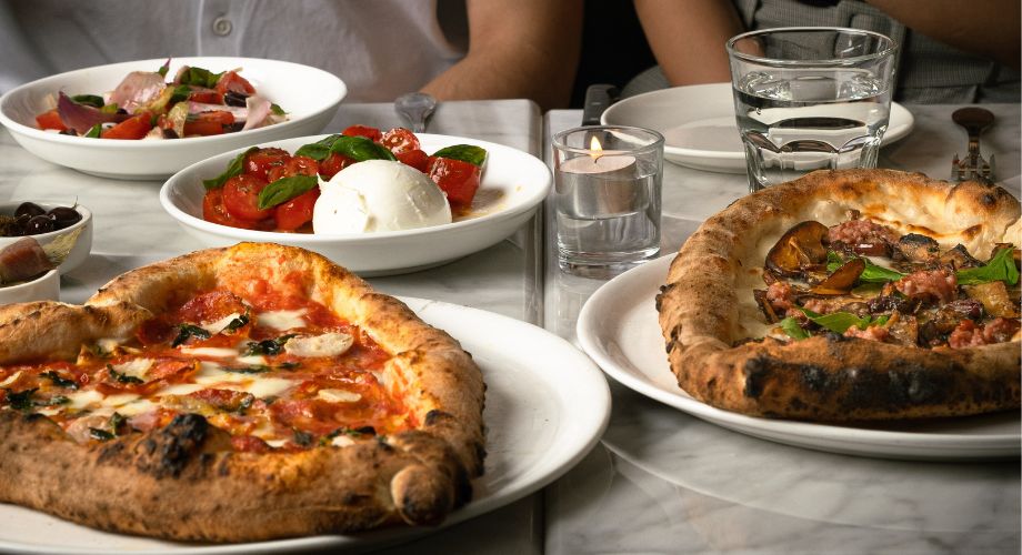 Heart-shaped Pizzas at Motorino